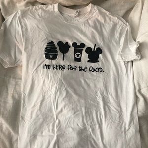 I’m here for the food Disney t-shirt